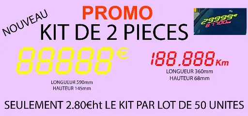 Lot de 2 pièces